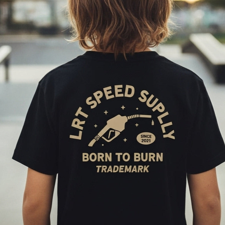 THE SPEED SUPPLY TEE - BLACK