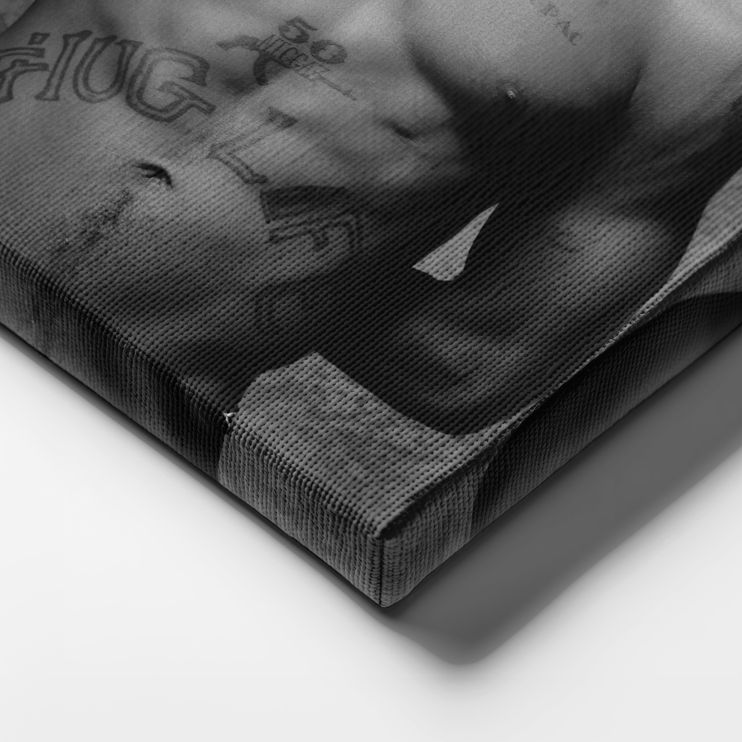 Tupac Illustration Canvas – Rap Legend Wall Art Decor