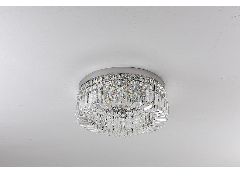 DecorBites™ Crystal LED Chandelier Ceiling Light - Gold