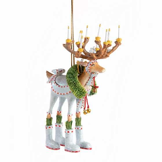 Dash Away Dasher Reindeer Ornament by Patience Brewster