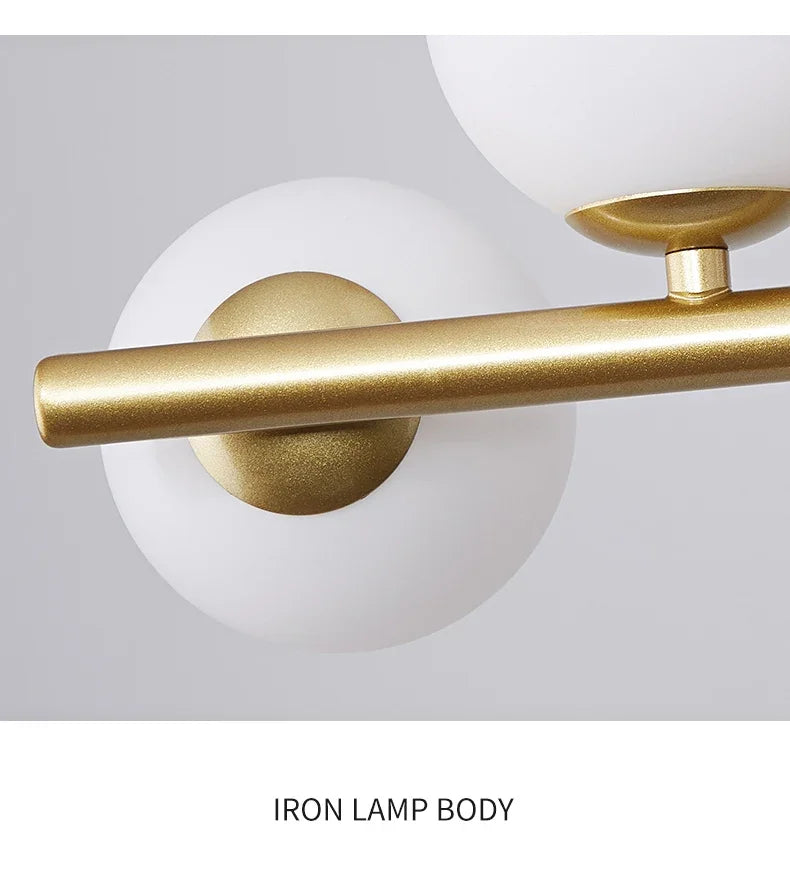 DecorBites™ Glass Ball Ceiling Chandelier for Home Lighting