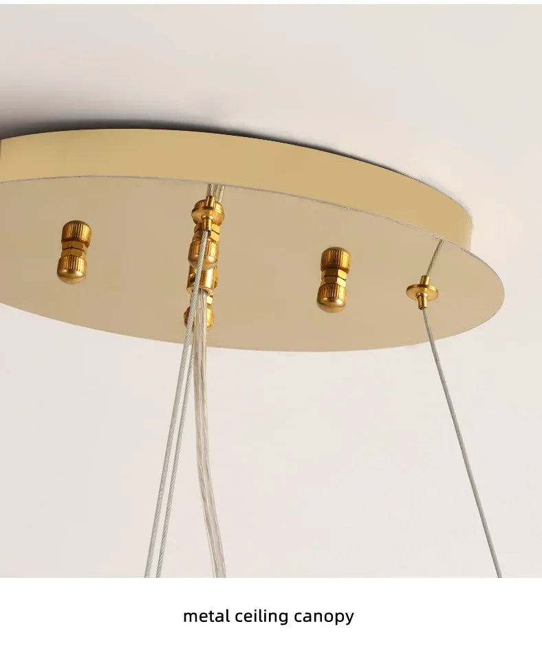 DecorBites™ Luxury Crystal Chandelier with LED Lights