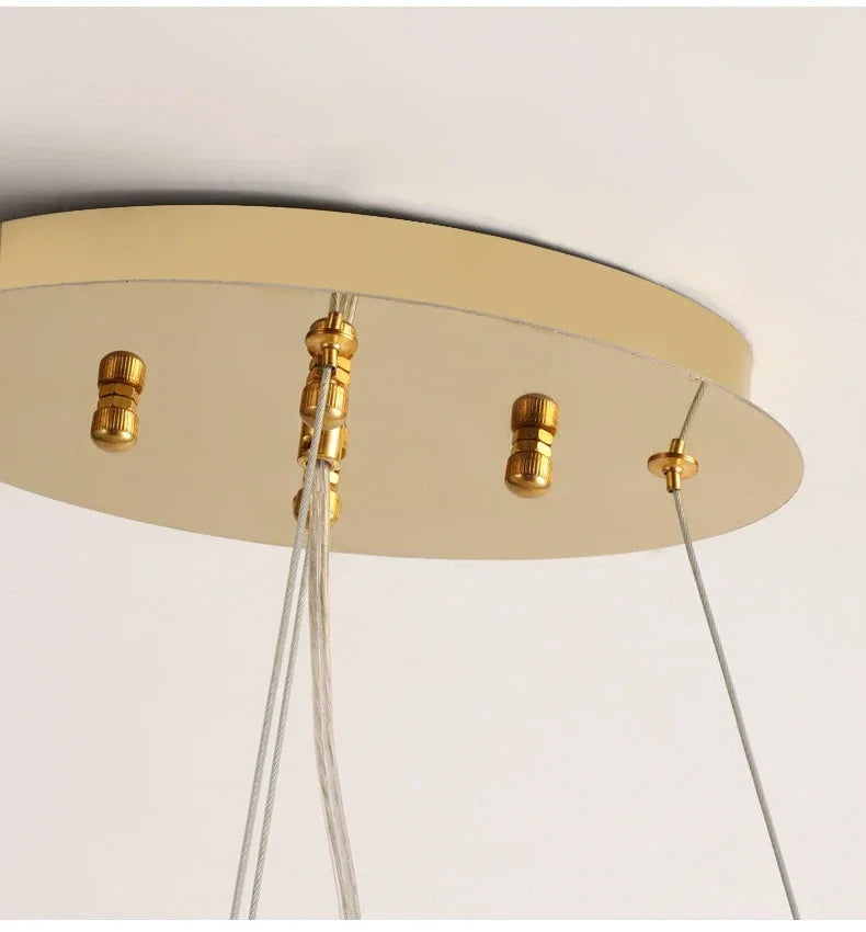 DecorBites™ Modern Crystal Chandelier with LED Lighting