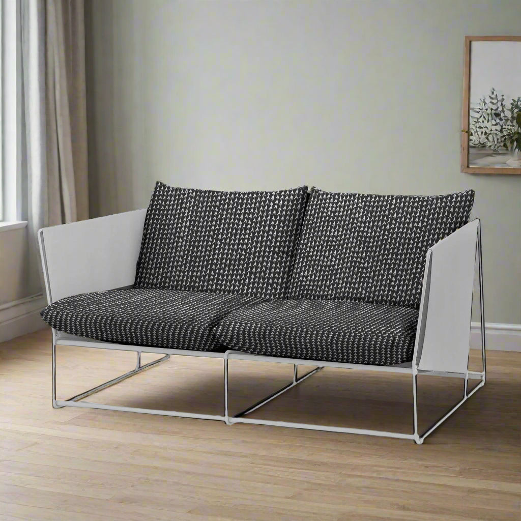 Black Vine Indoor Slipcovers, Compatible with IKEA Havsten - Made to Order