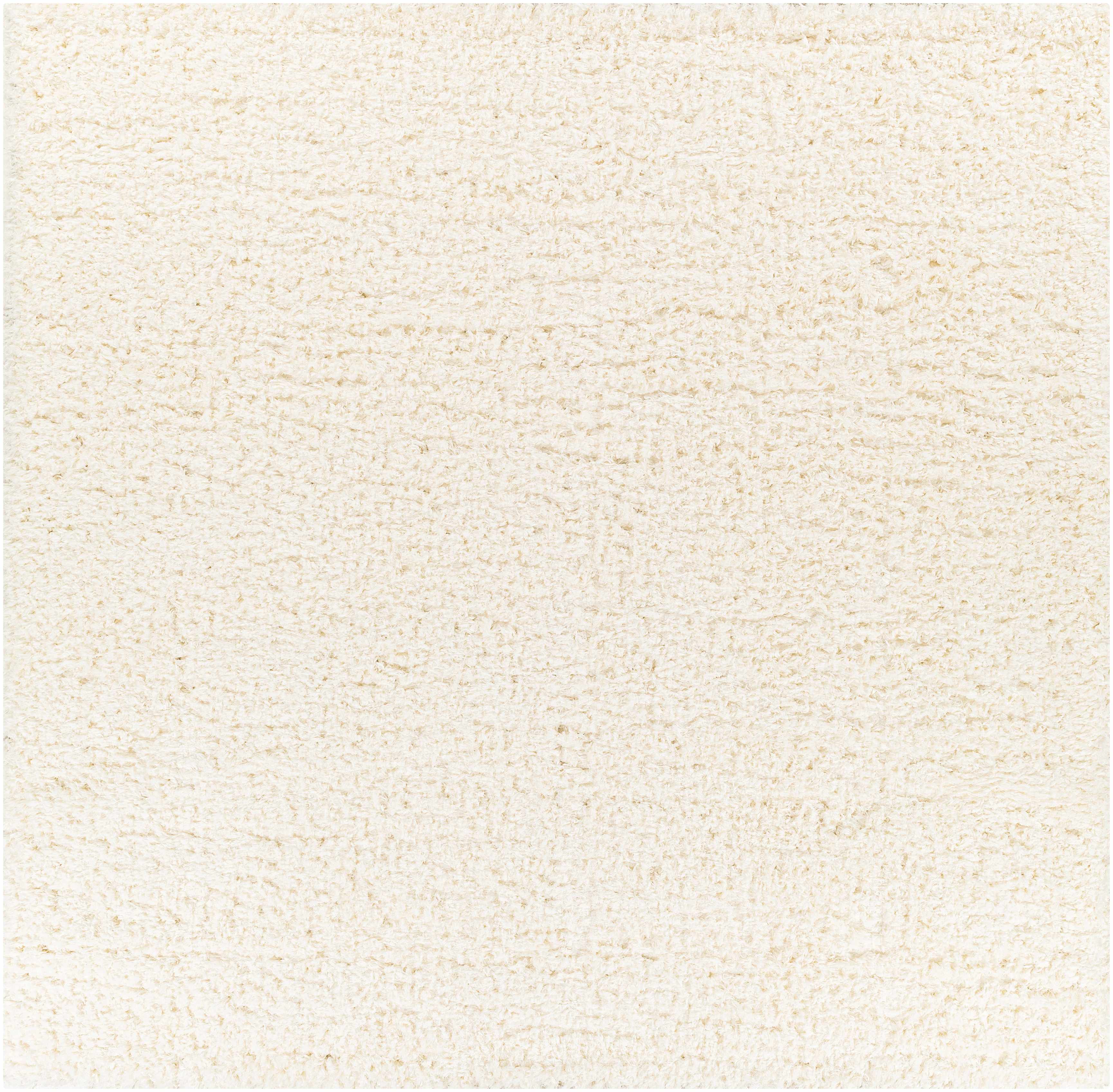 Siari Solid Cream Plush Rug