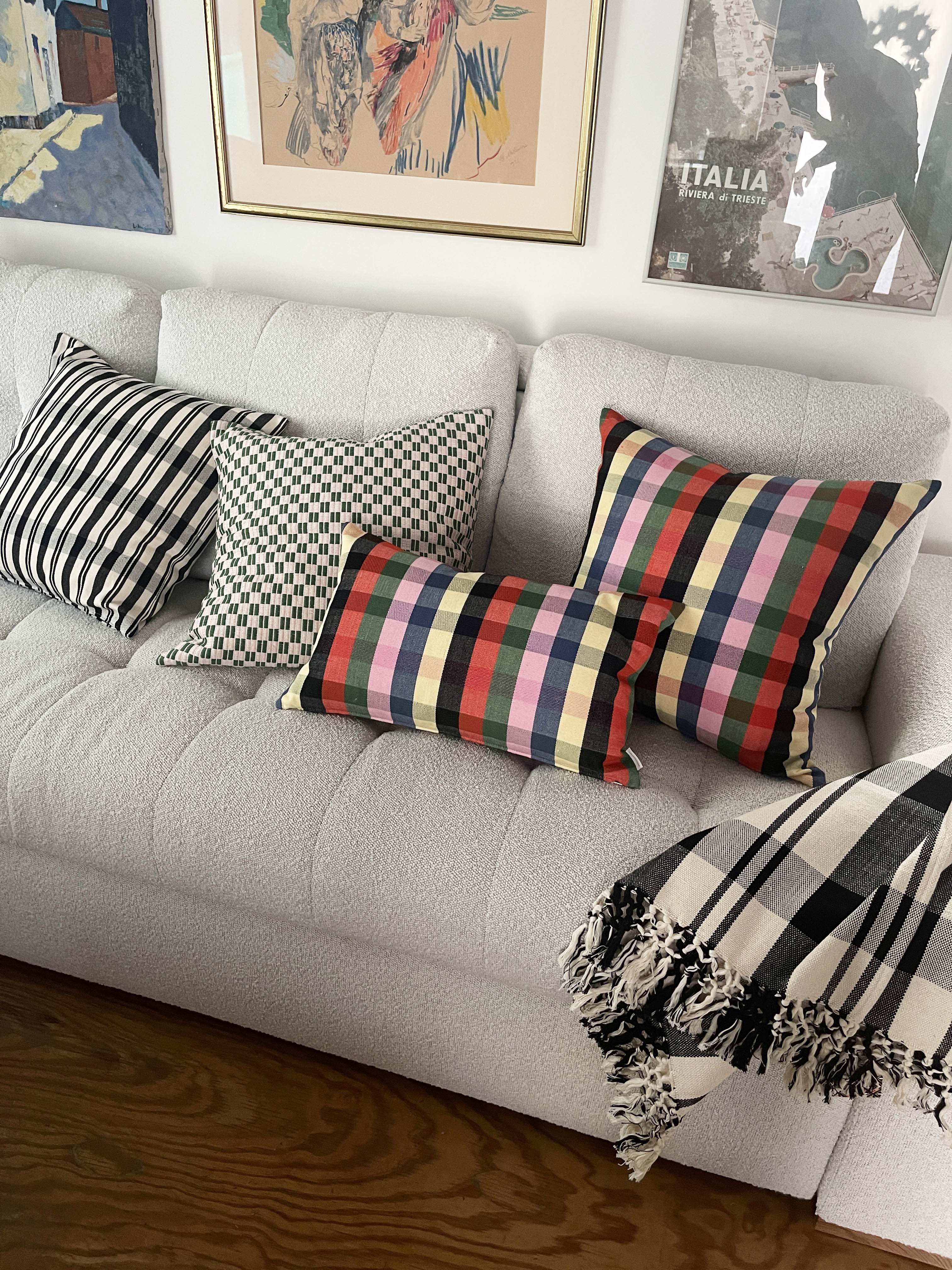 Cecilia Striped Cotton Throw Blanket