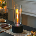 Cylindrical Bioethanol Vented-Free Fireplace