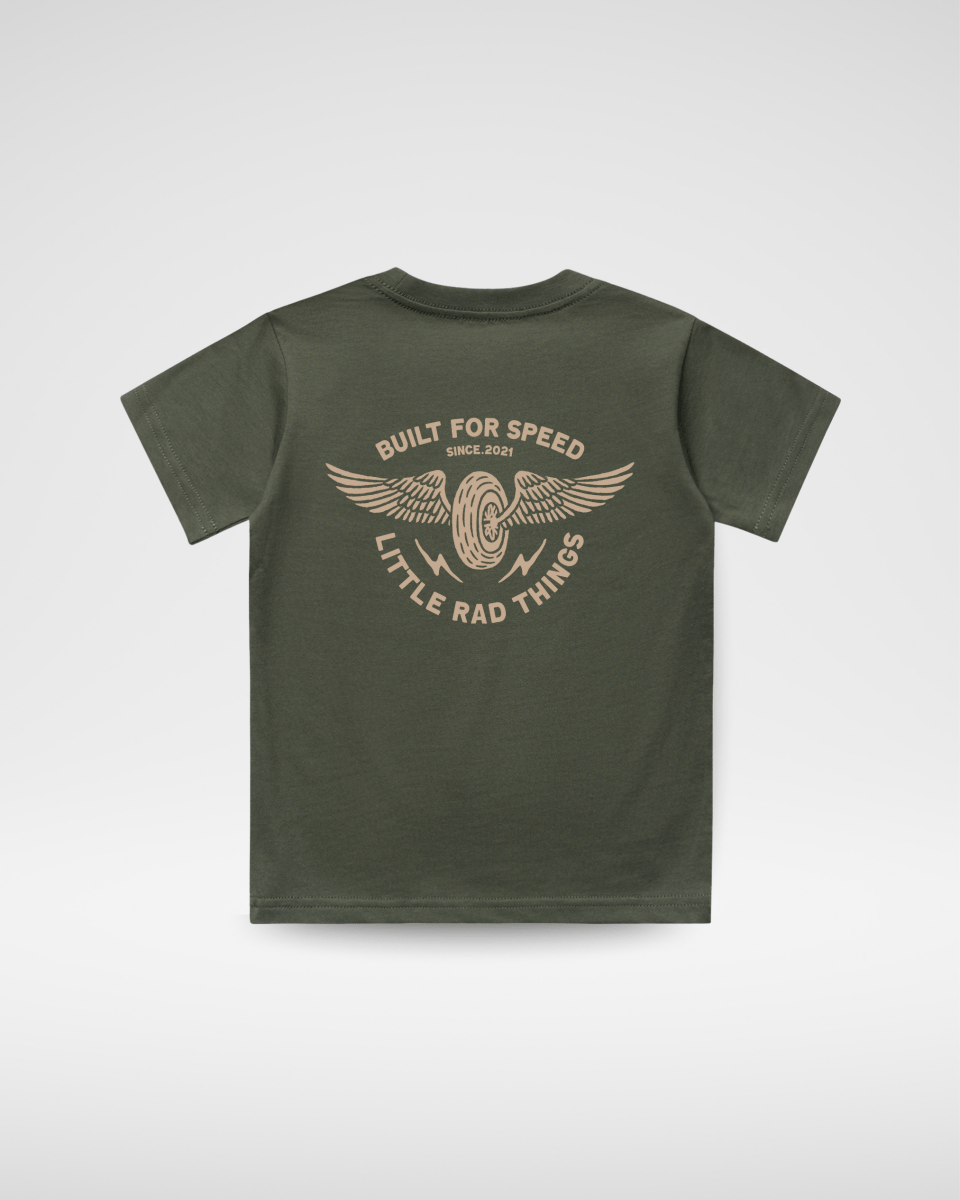 THE WINGED MECHANIC TEE - CYPRESS