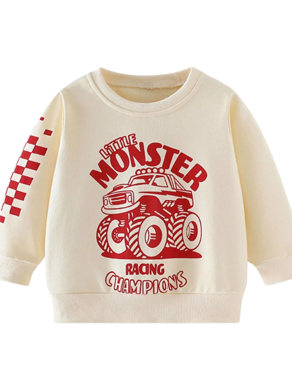 Toddler Boys Graphic Round Neck Sweatshirt