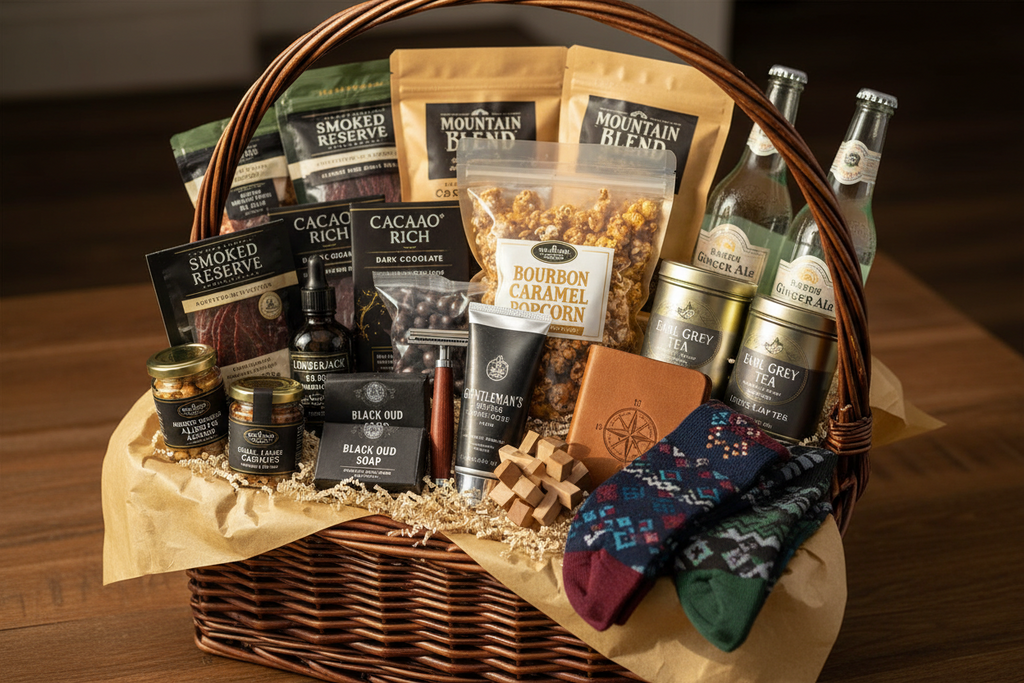 Christmas Relax & Indulge Gift Basket for Men